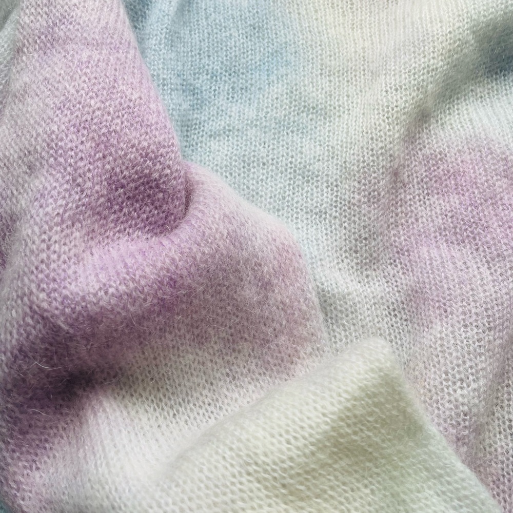 Fluffy sweater. Perfect for spring.- same size, two colors
